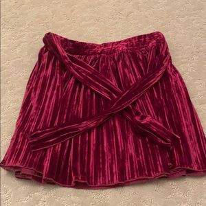 Velvet skirt